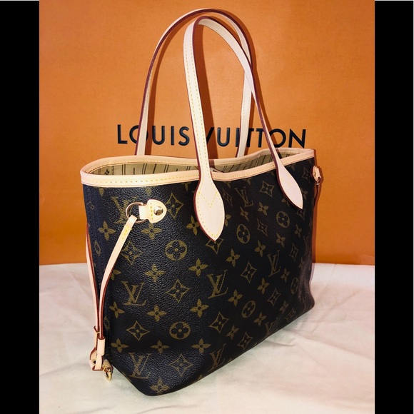 Authentic Louis Vuitton Monogram Neverfull PM Bag - Picture 2 of 7